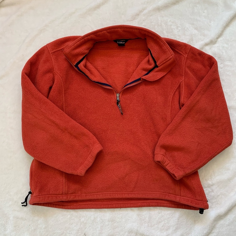 orange quarter zip